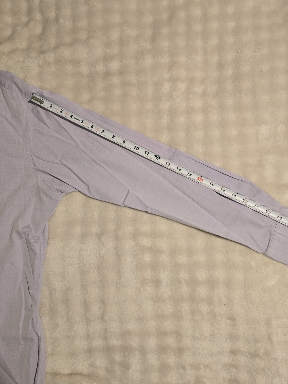Ralph Lauren Classic Fit Mens 16.5 34-35 Lavender Button Down Shirt 100% Cotton - Picture 7 of 9